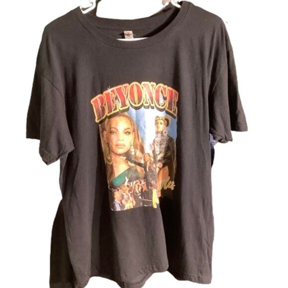 Gildman Beyoncé Graphic T-Shirt Black Men's Large — Concert, Music Icon, Casual - Picture 1 of 5